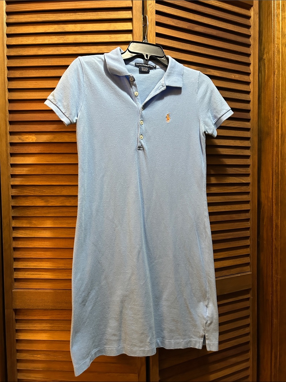 Ralph Lauren Sport Baby Blue Polo Shirt Dress